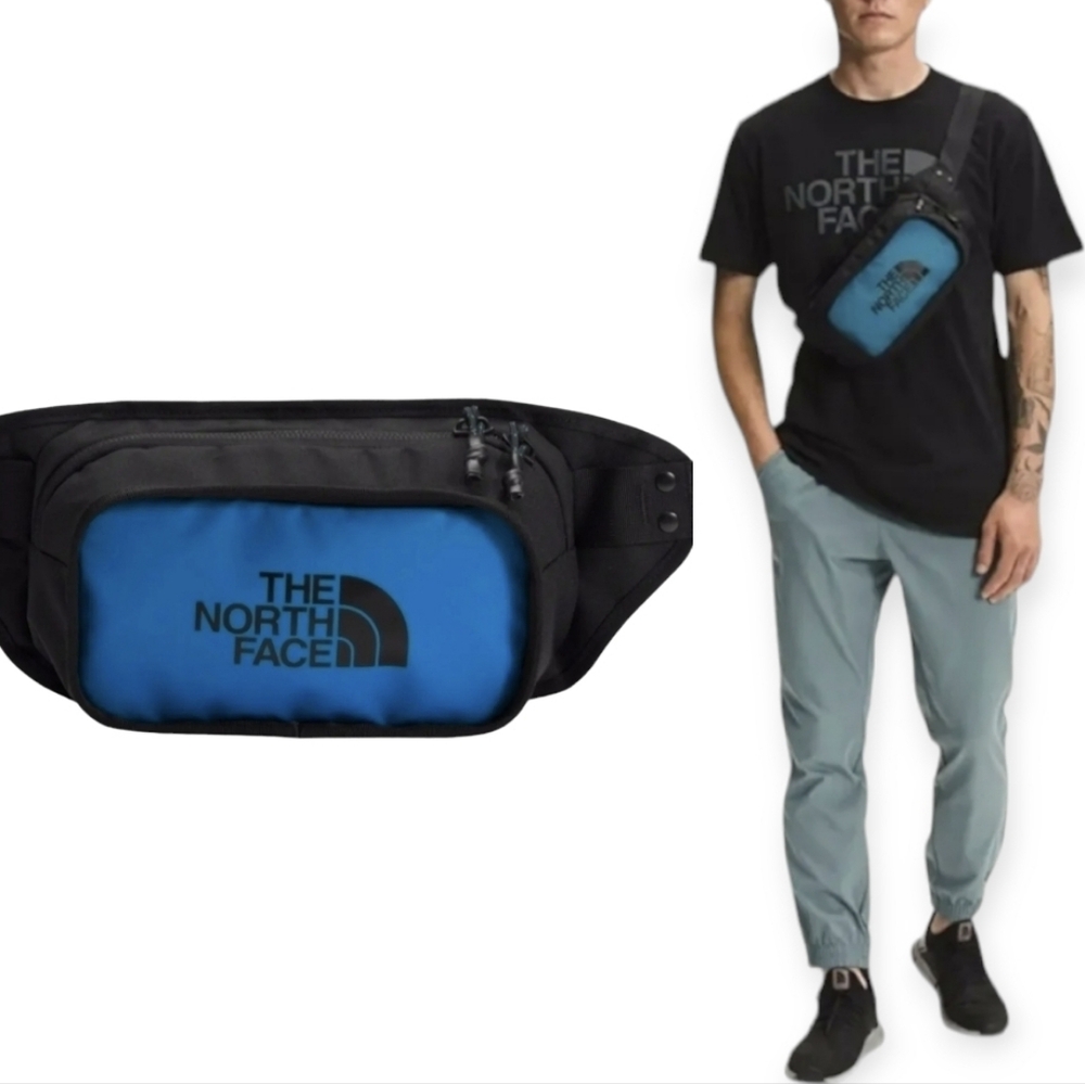 New! THE NORTH FACE Explorer Fanny Waist Lumbar Hip Pack Banff Blue Crossbody